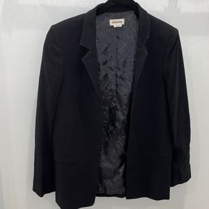 zadig and voltaire black blazer 36